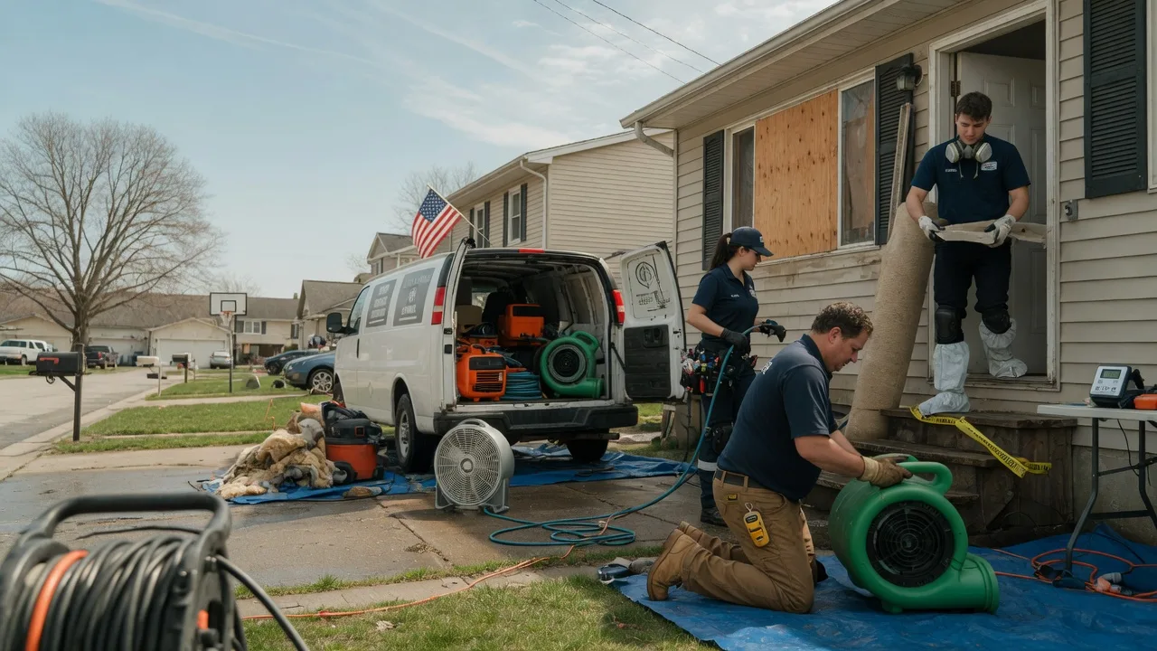 Water Damage Restoration in Russellville, IN near me